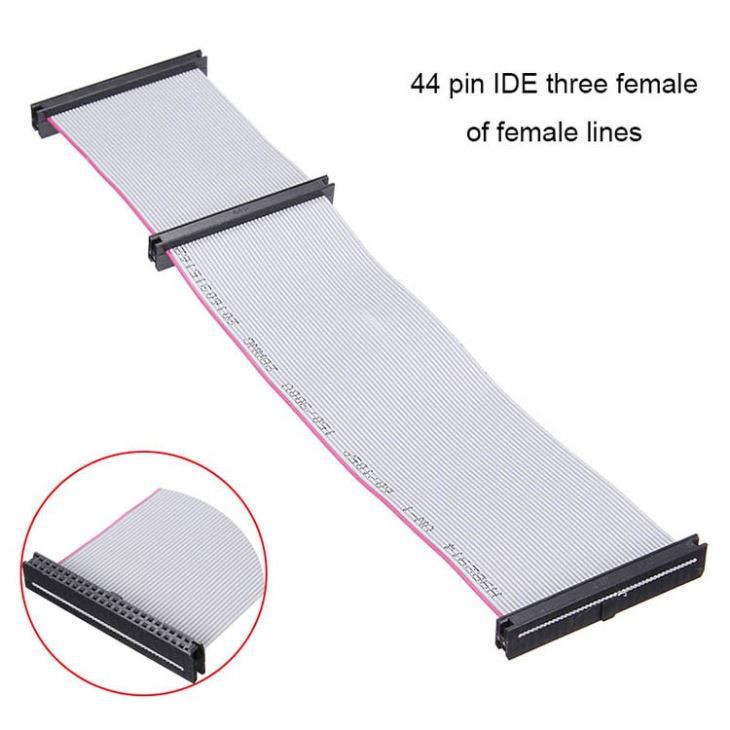 44 pin 2-Device IDE Drive Flat Ribbon Cable